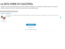 Tablet Screenshot of dietapobrecolesterol.blogspot.com