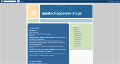 Desktop Screenshot of ma-stage.blogspot.com