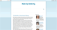 Desktop Screenshot of makeupcelebritynews.blogspot.com