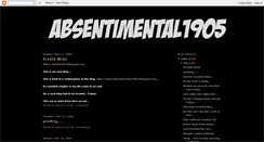 Desktop Screenshot of absentimental1905.blogspot.com