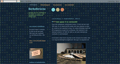 Desktop Screenshot of berkelbruecke.blogspot.com