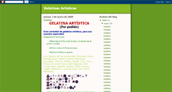 Desktop Screenshot of gelatinasartisticas.blogspot.com