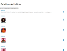 Tablet Screenshot of gelatinasartisticas.blogspot.com
