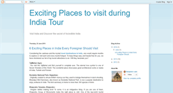 Desktop Screenshot of elegantjourneyindiatours.blogspot.com