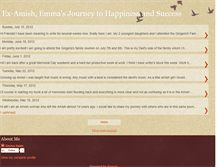 Tablet Screenshot of outoftheamishjourneytosuccess.blogspot.com