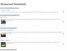 Tablet Screenshot of homeschoolhomesteadsocal.blogspot.com