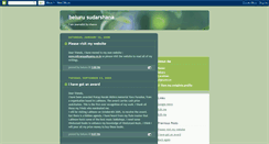Desktop Screenshot of beluru.blogspot.com