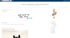 Desktop Screenshot of loriandrewsphotography.blogspot.com