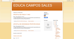 Desktop Screenshot of escolacampossalense.blogspot.com