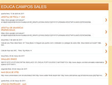 Tablet Screenshot of escolacampossalense.blogspot.com