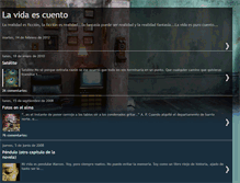 Tablet Screenshot of cuentoypunto.blogspot.com