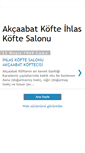 Mobile Screenshot of ihlaskoftesalonuakcaabat.blogspot.com