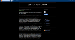 Desktop Screenshot of consciencialatina.blogspot.com