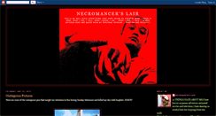 Desktop Screenshot of necromancerlair.blogspot.com