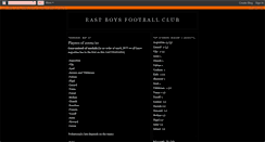 Desktop Screenshot of eastboysfc.blogspot.com