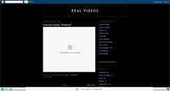 Desktop Screenshot of onlyrealvideos.blogspot.com