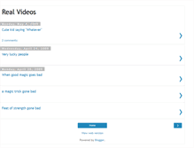 Tablet Screenshot of onlyrealvideos.blogspot.com
