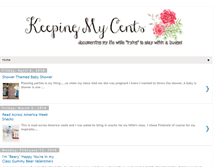 Tablet Screenshot of keepingmycents.blogspot.com