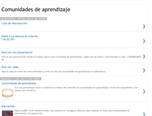 Tablet Screenshot of comunidades-aprendizaje.blogspot.com