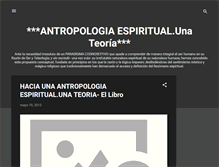 Tablet Screenshot of antropologiaespiritual.blogspot.com