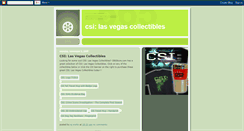 Desktop Screenshot of csi-las-vegas-collectilbes.blogspot.com