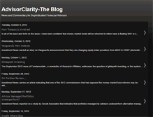 Tablet Screenshot of advisorclarity.blogspot.com