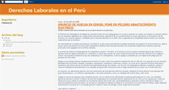 Desktop Screenshot of derechoslaboralesenelperu.blogspot.com