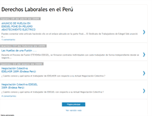 Tablet Screenshot of derechoslaboralesenelperu.blogspot.com