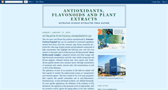 Desktop Screenshot of antioxidants-flavonoids-plantextracts.blogspot.com