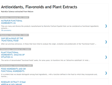 Tablet Screenshot of antioxidants-flavonoids-plantextracts.blogspot.com