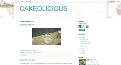 Desktop Screenshot of cakeolicious.blogspot.com