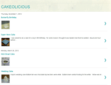 Tablet Screenshot of cakeolicious.blogspot.com