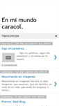 Mobile Screenshot of enmimundocaracol.blogspot.com