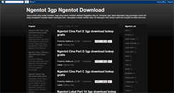 Desktop Screenshot of ngentot3gpngentot.blogspot.com