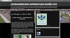 Desktop Screenshot of latinosupermotard2011.blogspot.com