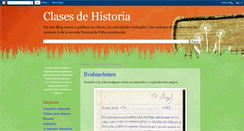 Desktop Screenshot of clasesdehistoriavc.blogspot.com