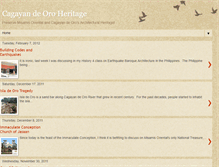 Tablet Screenshot of cdoheritage.blogspot.com