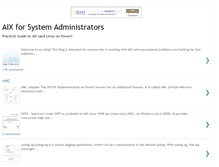 Tablet Screenshot of aix4admins.blogspot.com