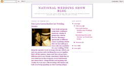 Desktop Screenshot of nationalweddingshowblog.blogspot.com