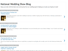 Tablet Screenshot of nationalweddingshowblog.blogspot.com