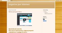 Desktop Screenshot of dinero-internet-negocios.blogspot.com