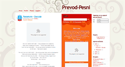 Desktop Screenshot of prevod-pesni.blogspot.com