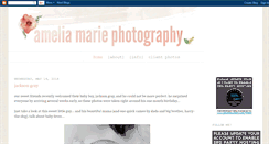 Desktop Screenshot of ameliamariephotography.blogspot.com