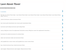 Tablet Screenshot of lawnmowerpower.blogspot.com