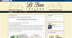 Desktop Screenshot of libanireland.blogspot.com