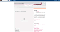 Desktop Screenshot of absentmindedthoughts.blogspot.com