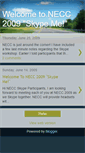 Mobile Screenshot of necc2009skype.blogspot.com