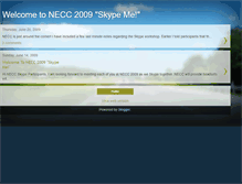 Tablet Screenshot of necc2009skype.blogspot.com
