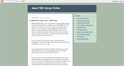 Desktop Screenshot of make-free-money-online-tips.blogspot.com
