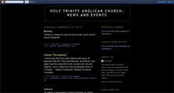 Desktop Screenshot of holytrinityanglican.blogspot.com